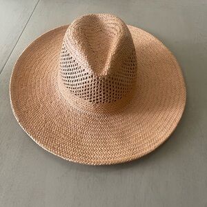 Tan Woven Sun Hat